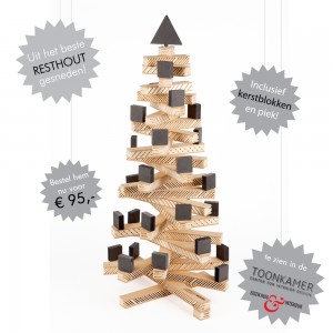 Gebroeders Bosma - Kerstboom 'Uit het beste RESTHOUT gesneden'