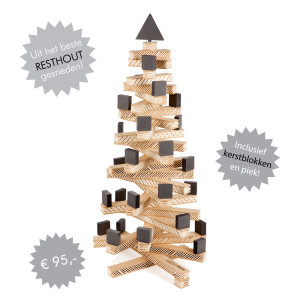 Houten Design Kerstboom - Gebroeders Bosma Interieur